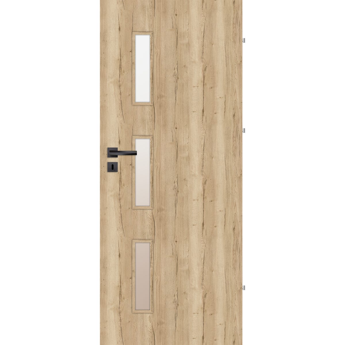 Drzwi wewnętrzne pokojowe Mars dąb halifax 90 lewe Nawadoor 5903021292964