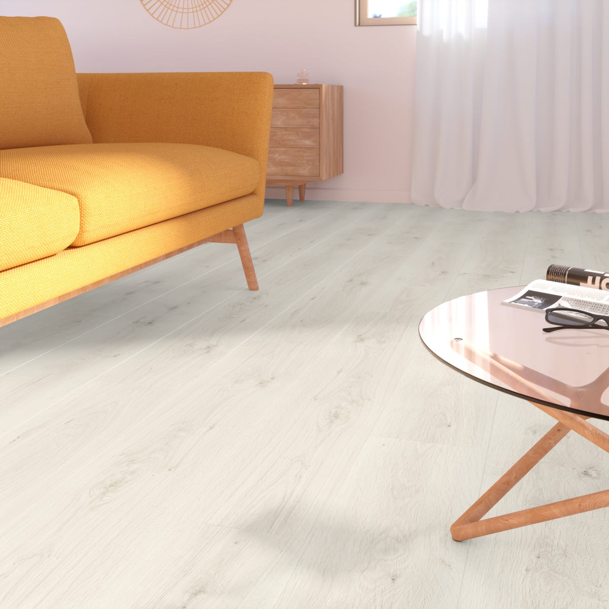 Panele podłogowe laminowane wodoodporne Nisbet AC5 8 mm Artens 3276007660623