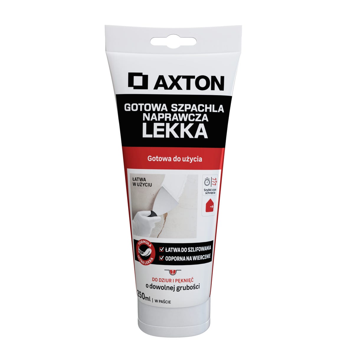 Szpachla naprawcza lekka 0.25 l Axton 3276007422344