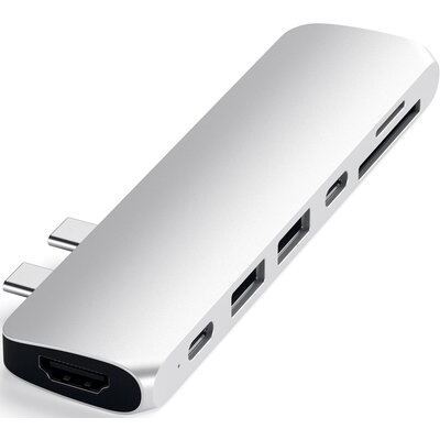 Satechi Satechi C Hub Thunedrbolt 3 3.0/-C/SD/microSD/Silver ST-CMBPS