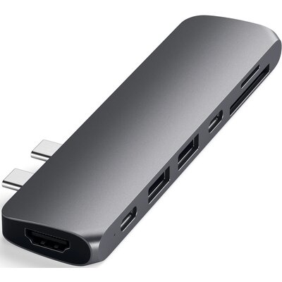 Satechi Satechi C Hub Thunedrbolt 3 3.0/-C/SD/microSD/Space Gray ST-CMBPM
