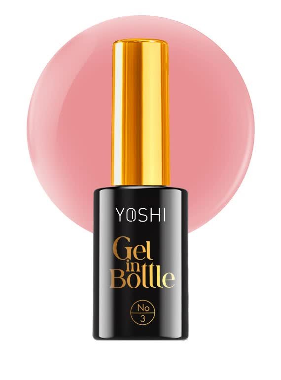 Yoshi, Żel do paznokci budujący Hybrydowy Gel in Bottle, No3, 10ml