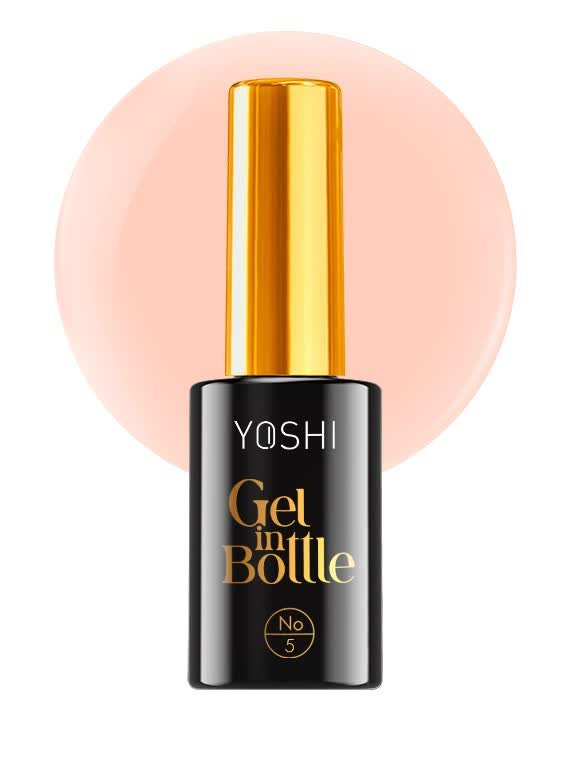 Yoshi, Żel do paznokci budujący Hybrydowy Gel in Bottle, No5, 10ml