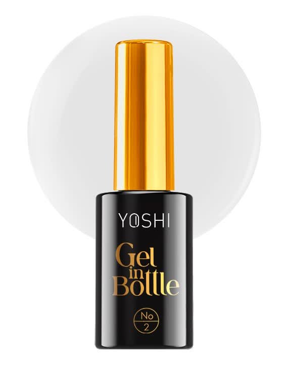 Yoshi, Żel do paznokci budujący Hybrydowy Gel in Bottle, No2, 10ml