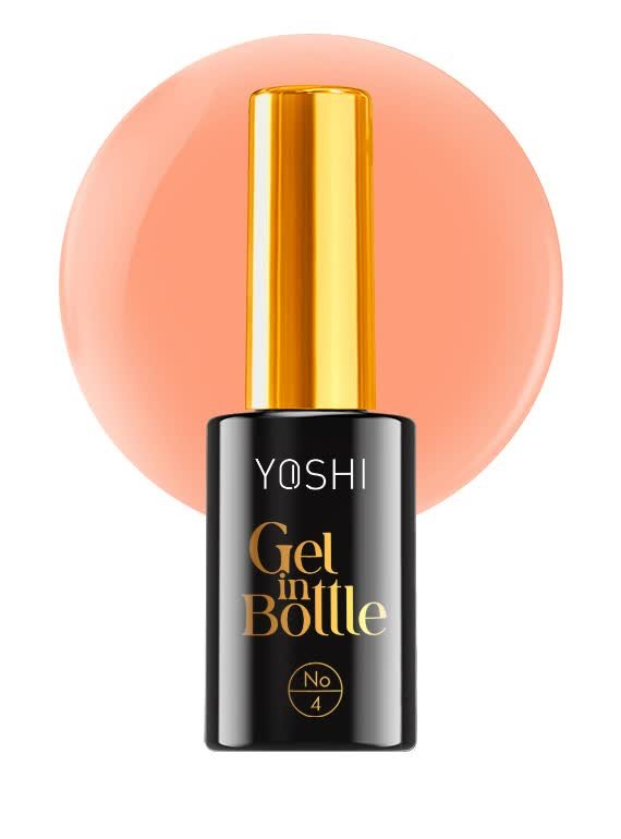 Yoshi, Żel do paznokci budujący Hybrydowy Gel in Bottle, No4, 10ml