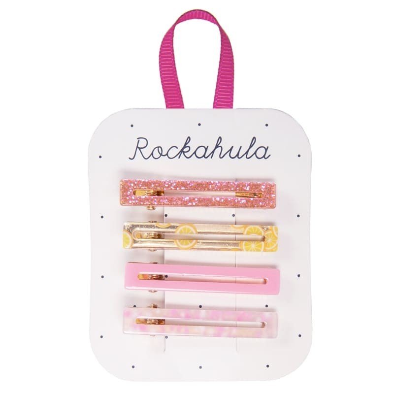 Rockahula Kids - 4 Spinki do Włosów Miami Retro Acrylic