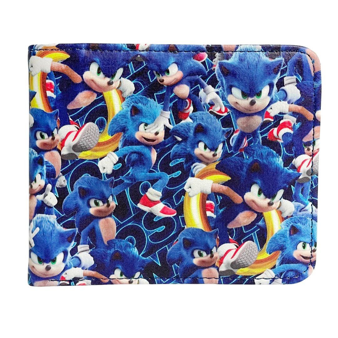 Portfel Dzieciecy Rozkładany Sonic The Hedgegoh N2 Suwak