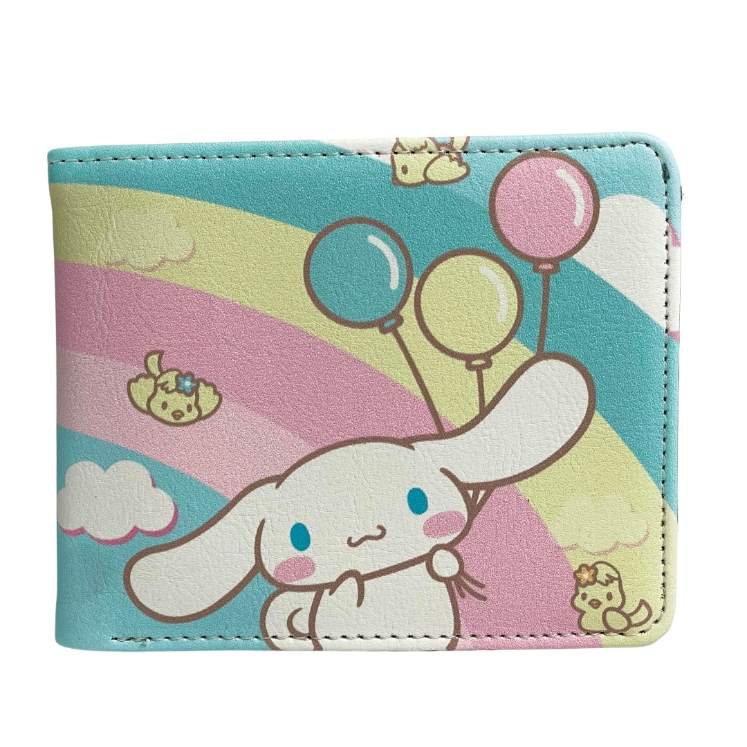 Portfel Dziecięcy Rozkładany Tęcza Cinnamoroll Suwak