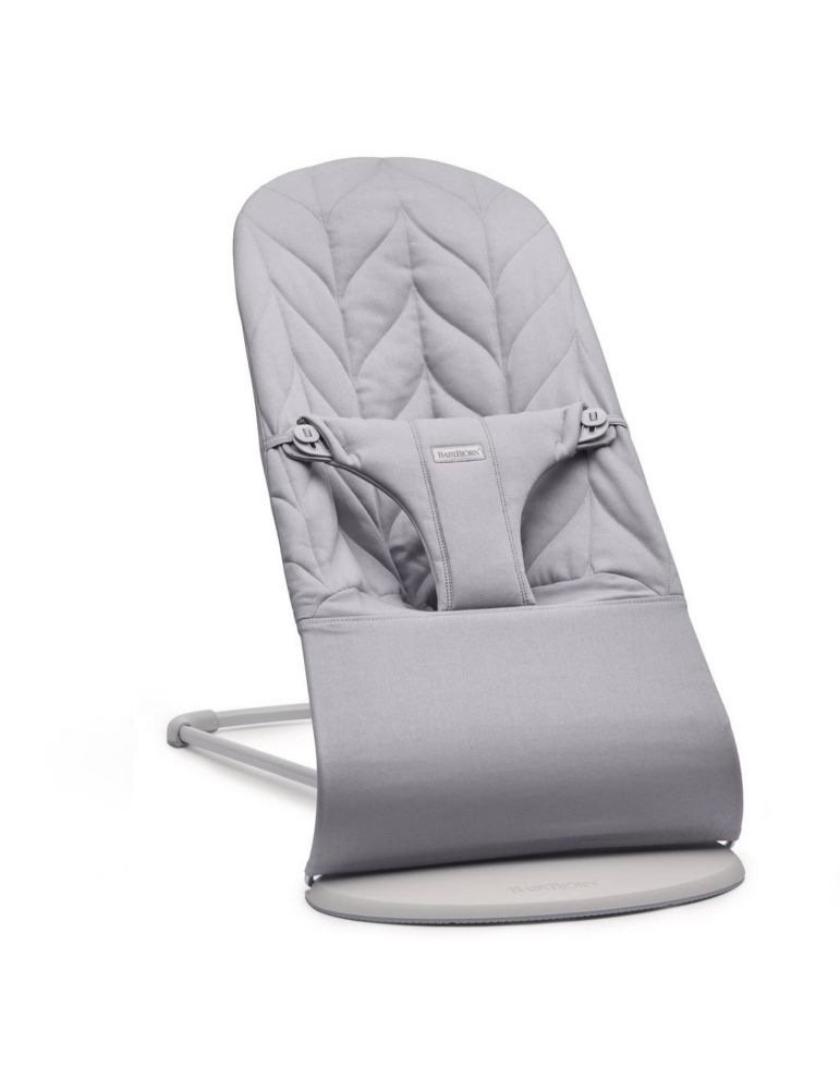 Babybjorn Leżaczek Bliss Woven Petal Quilt Light grey