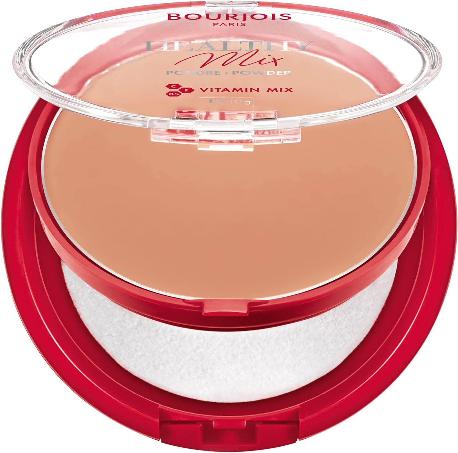 Puder do twarzy Bourjois Healthy Mix Clean & Vegan 06 Miel Honey prasowany 10 g (3616303915155)