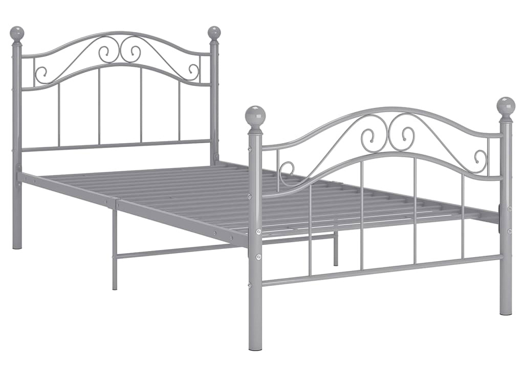 Szara metalowa szafka nocna 100x200 cm B9-H61