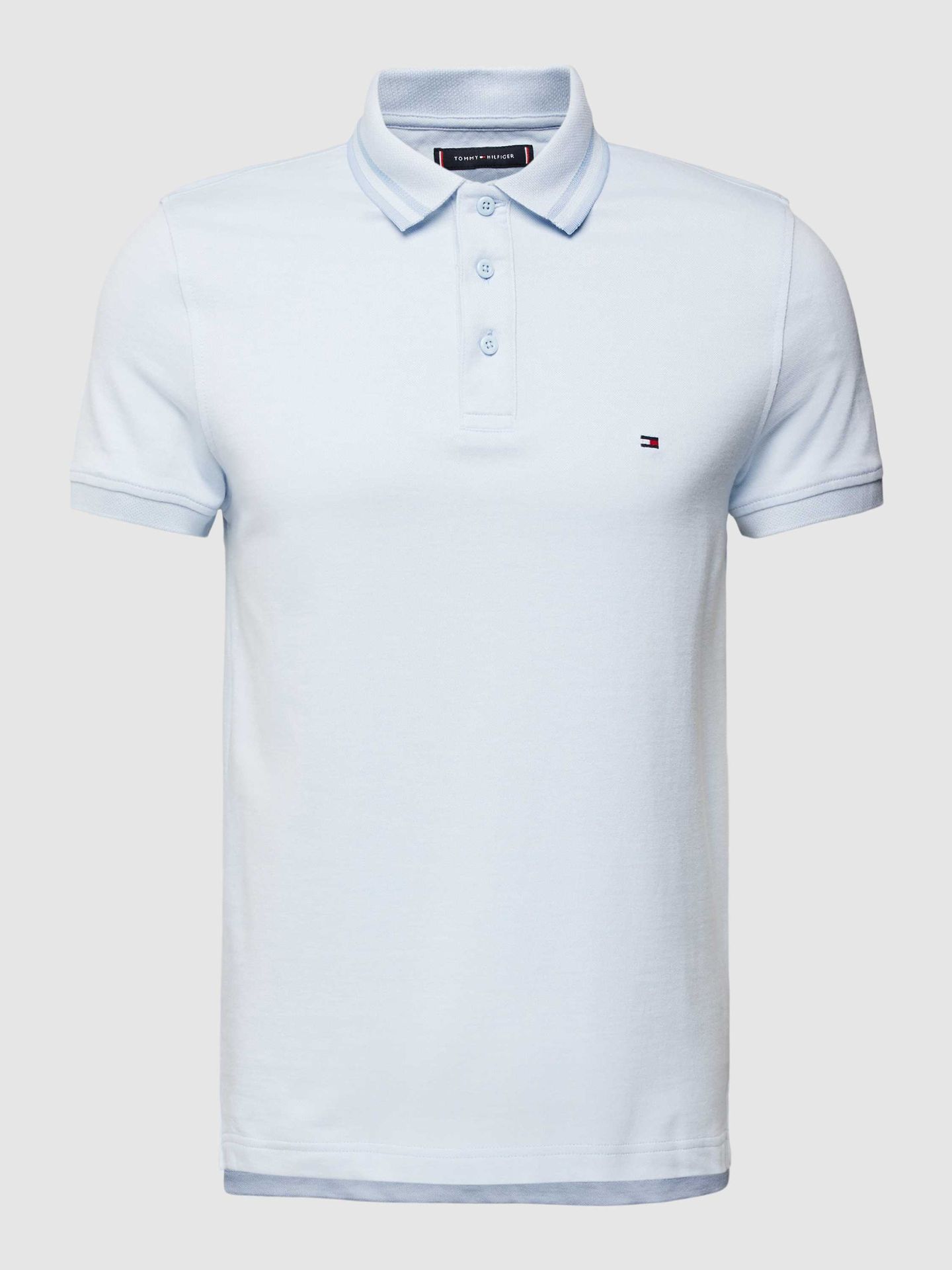 Koszulka polo o kroju slim fit z wyhaftowanym logo model ‘PRETWIST MOULINE’