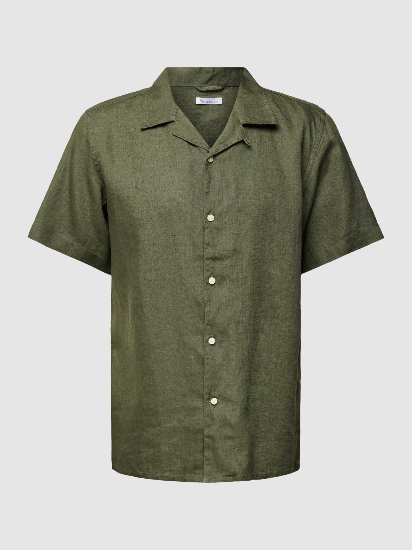 Koszula casualowa o pudełkowym kroju z kołnierzem z połami