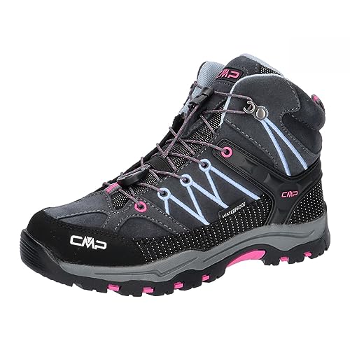 CMP Kids Rigel Mid Trekking Shoes WP, Tytan-Skyway, 38, EU, Tytan Skyway, 38 EU