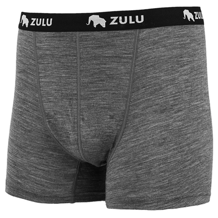 Męskie bokserki Zulu Merino 160 Rozmiar: XXL / Kolor: szary