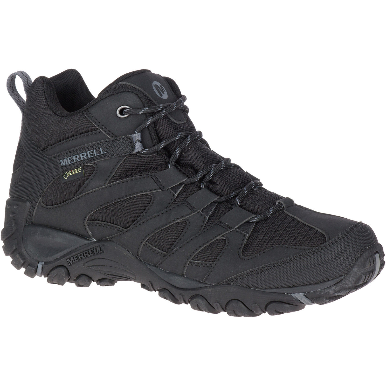 Męskie buty turystyczne Merrell Claypool Sport Mid Gtx Rozmiar butów (UE): 44,5 / Kolor: czarny