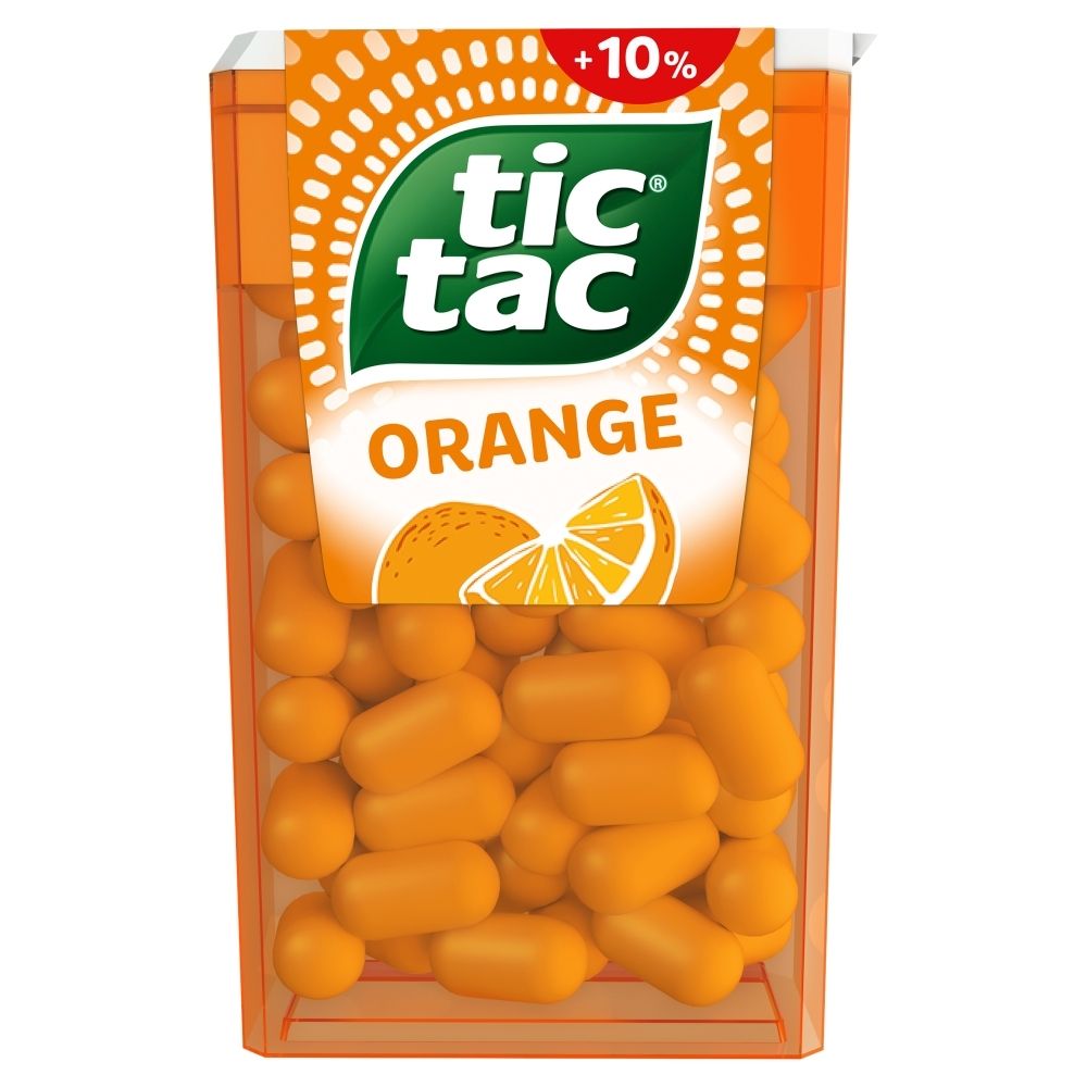 Tic Tac Drażetki o smaku pomarańczowym 54 g