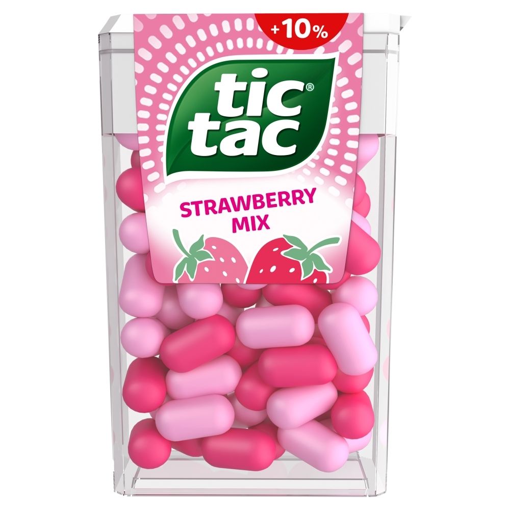Tic Tac Drażetki o smaku truskawki 54 g