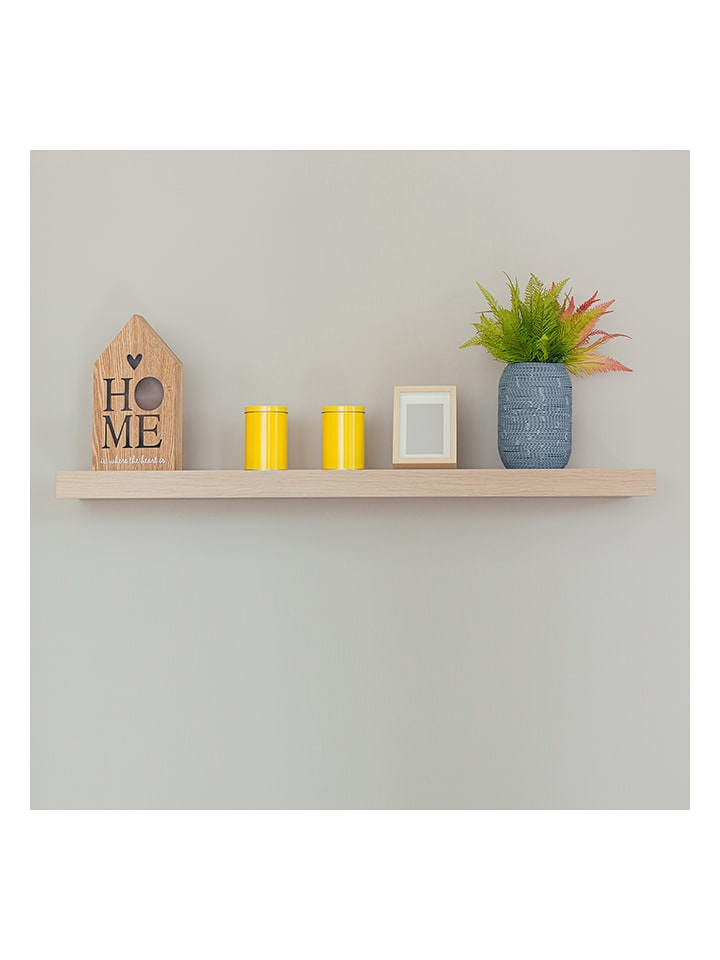 Woody Kids Regał ścienny w kolorze jasnobrązowym - 60 x 10 cm