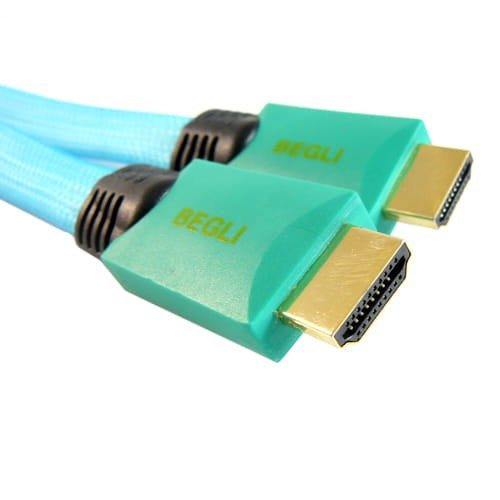 Przyłącze wtyk HDMI na wtyk HDMI płaskie PROFi BEGLI 5m