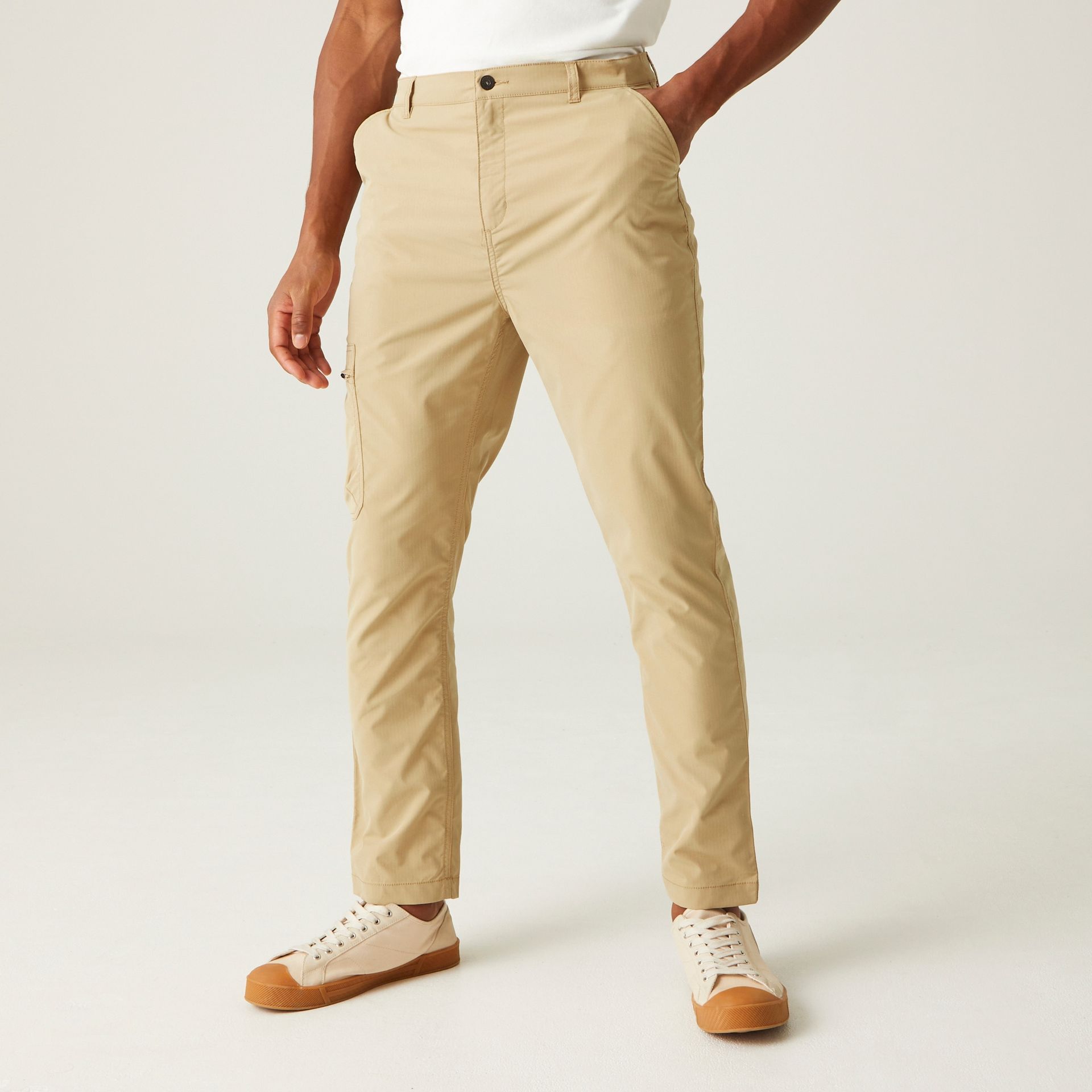 Regatta Męskie Spodnie Dalry Multi Pocket Beżowy, Rozmiar: 32