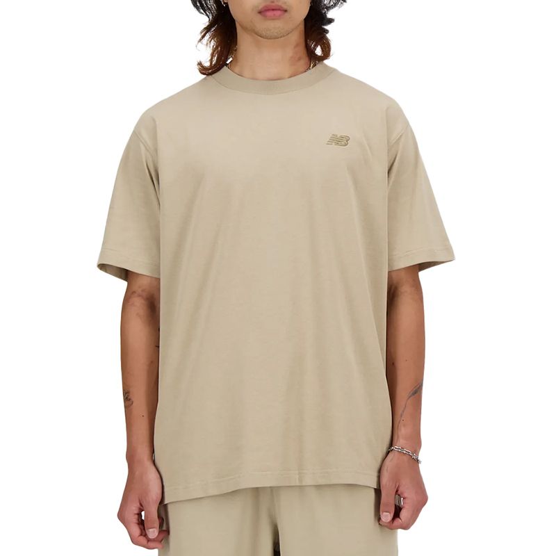 Koszulka New Balance MT41533SOT - beżowa