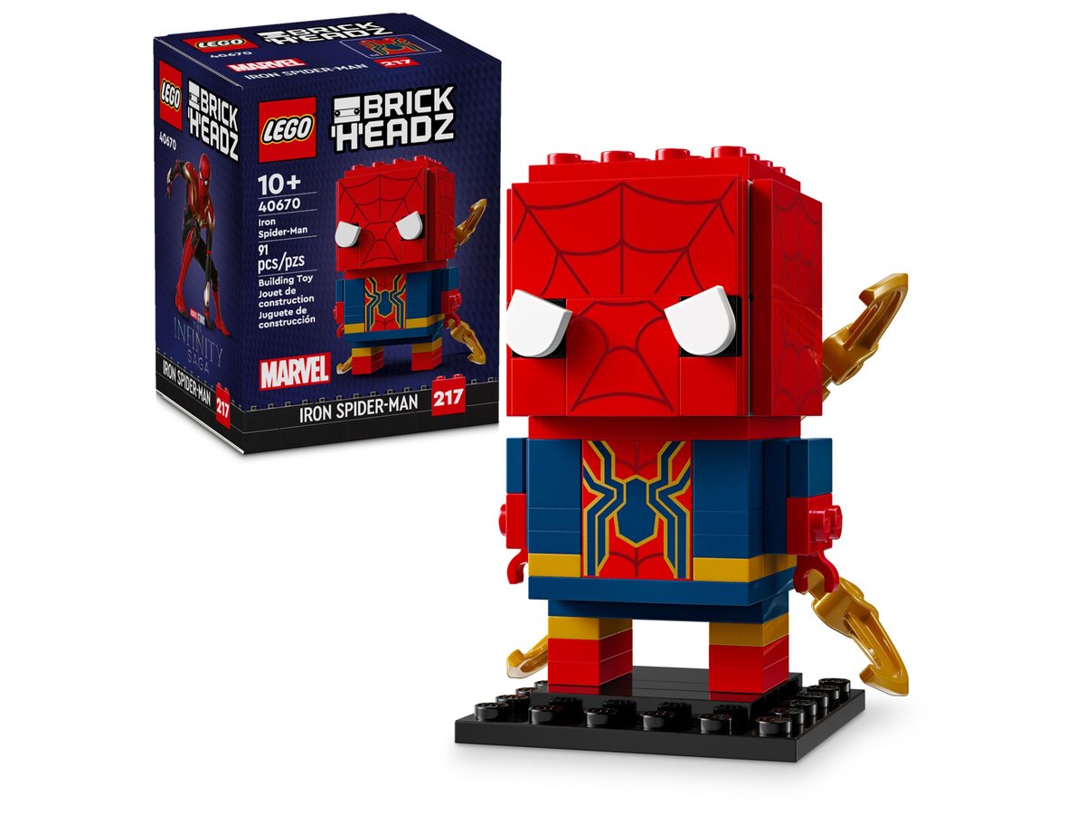 LEGO BrickHeadz 40670 Iron Spider-Man