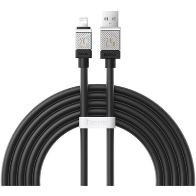 Kabel szybko ładujący Baseus USB-A do Lightning  CoolPlay Series 2m, 2.4A (czarny)