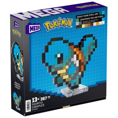 Mega Construx, Pokemon Pixel Squirtle, 367 el