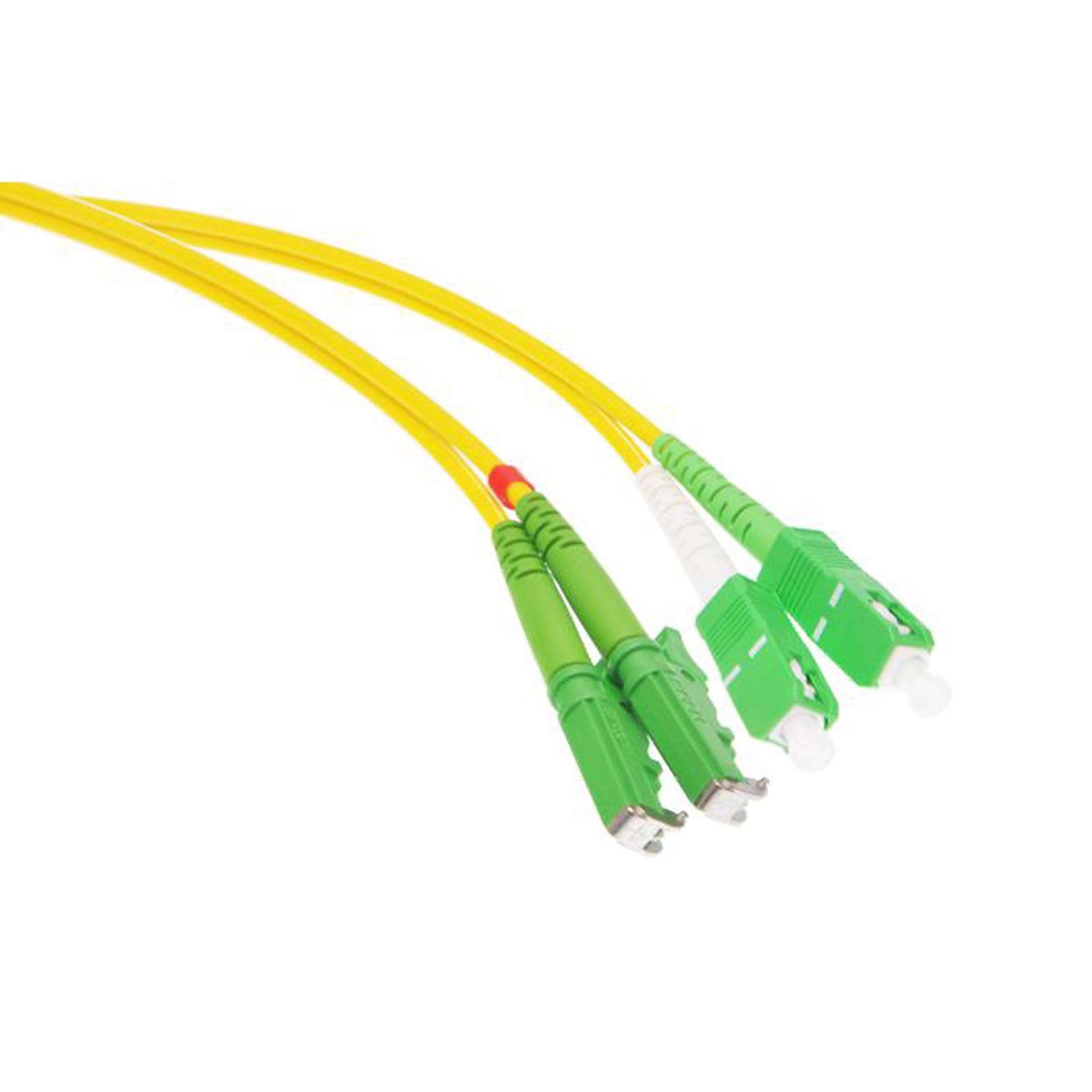 Patchcord Opto LSH/APC-SC/APC, SM, duplex, 3m
