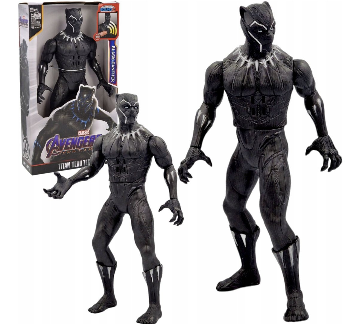 AVENGERS INTERAKTYWNA FIGURKA CZARNA PANTERA 30cm