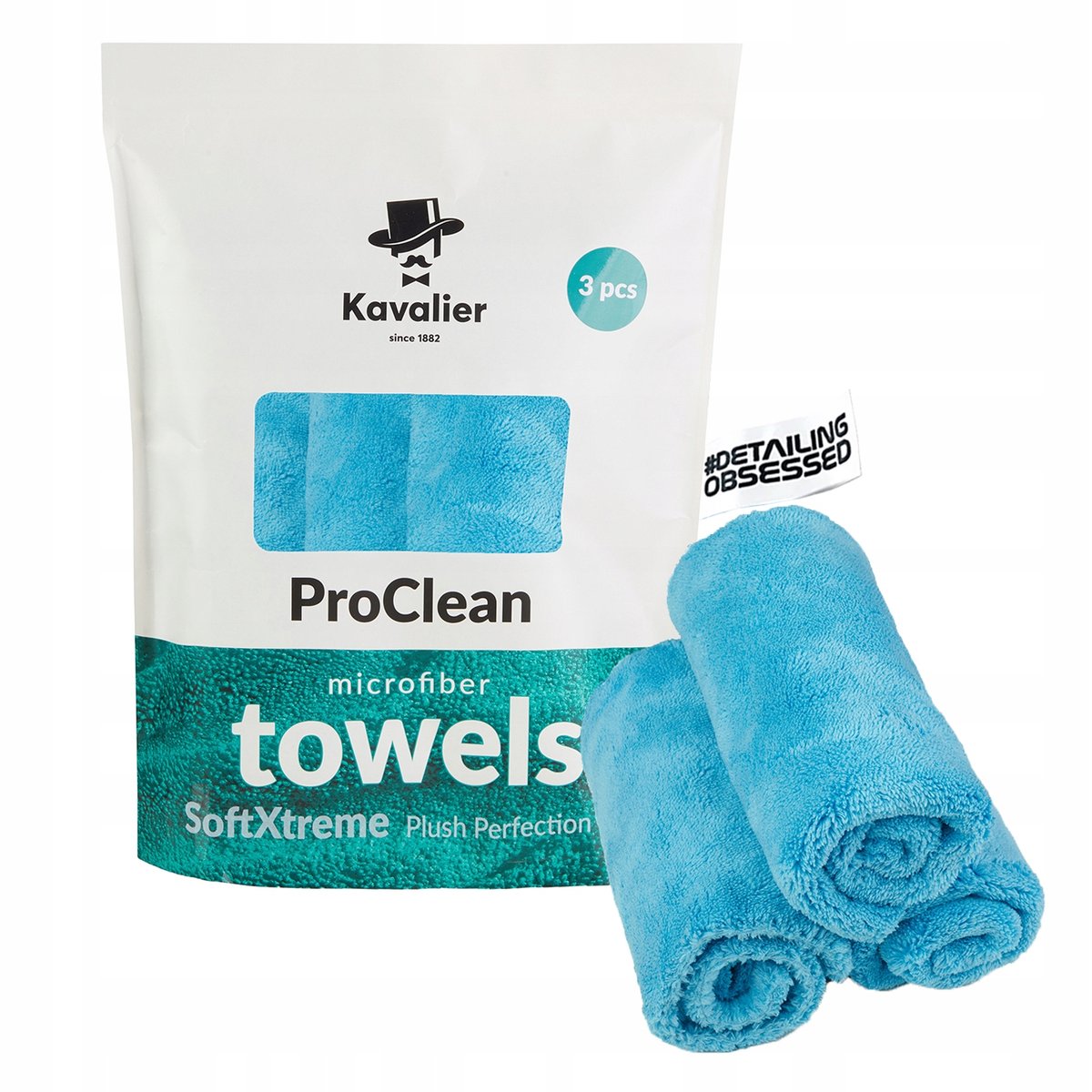 KAVALIER SOFTXTREME PLUSH PERFECTION 500 BLUE 3PACK 41x41cm ręcznik