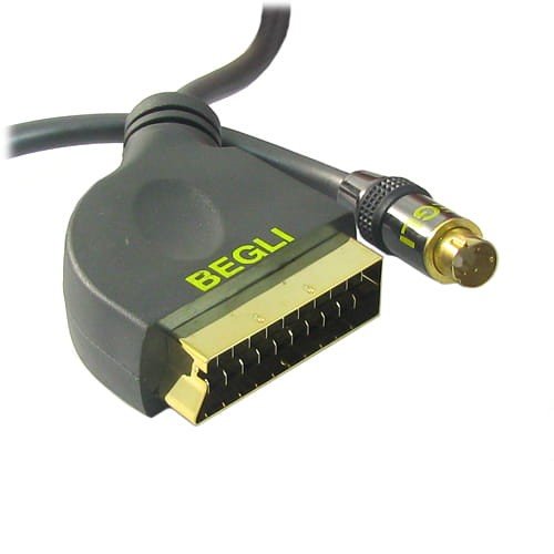 Przyłącze wtyk SCART (EURO) na wtyk SVHS 4pin HiFi 10m