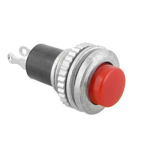 Przełącznik PUSH/reset II ON - czerwony