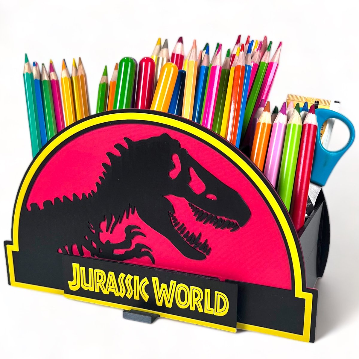 Kajawis, organizer na biurko w stylu Jurassic, dinozaur