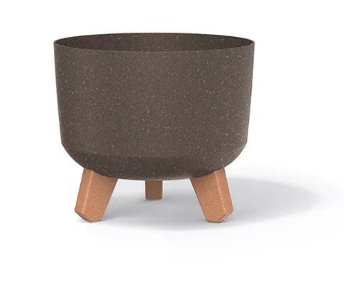 Doniczka Gracia ECO Wood DGRL400W kawa Prosperplast
