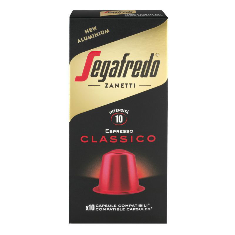 Kapsułki Segafredo Classico 10 szt. aluminiowe kompatybilne z Nespresso®