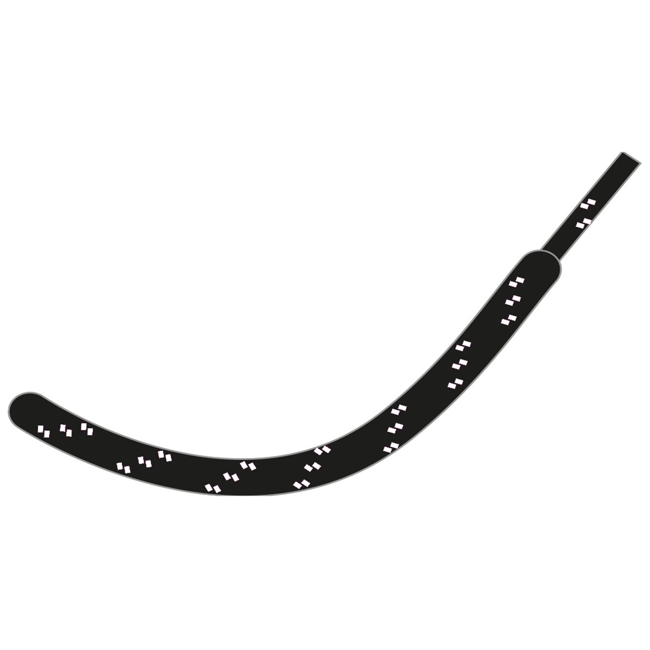 Sznurowadła Regatta Laces x10 Długość sznurówek: 120 cm / Kolor: czarny/biały
