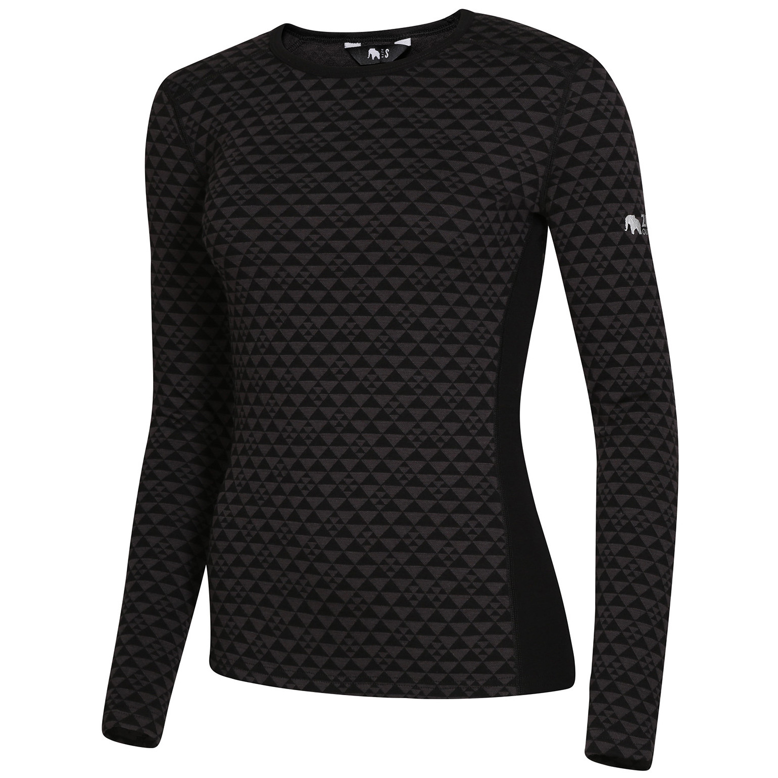 Damska koszulka Zulu Merino 240 Long Rozmiar: M / Kolor: czarny
