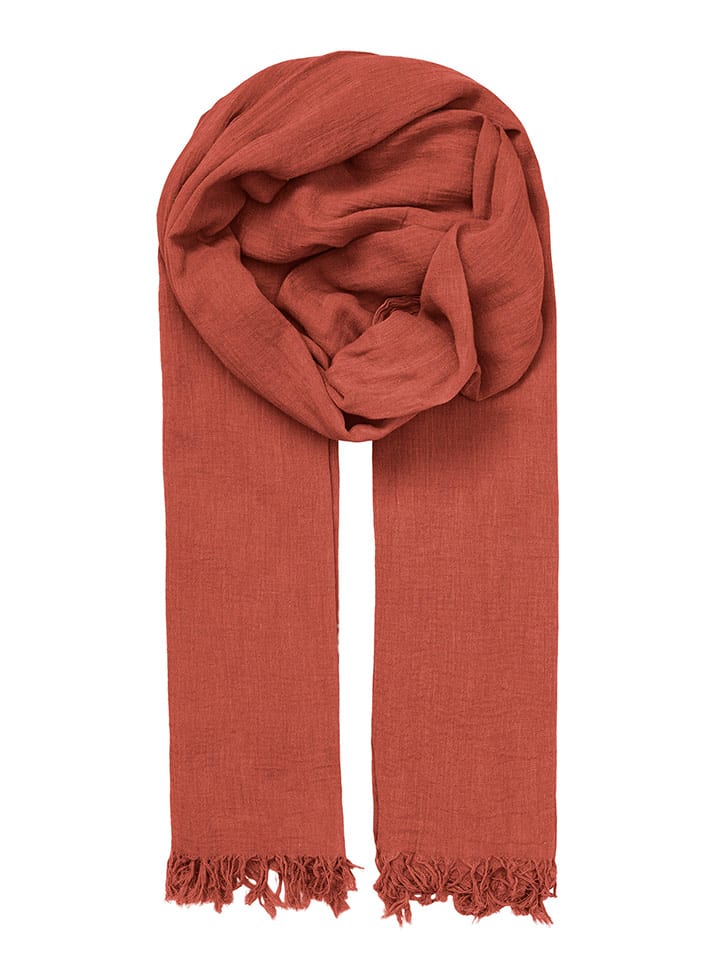 Becksöndergaard Szal w kolorze brązowym - 200 x 100 cm