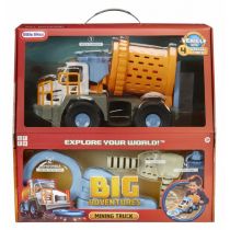 Ciężarówka górnicza Big Adventures zestaw Little Tikes