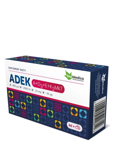 Ekamedica Witaminy ADEK Suplement diety 60 kaps.