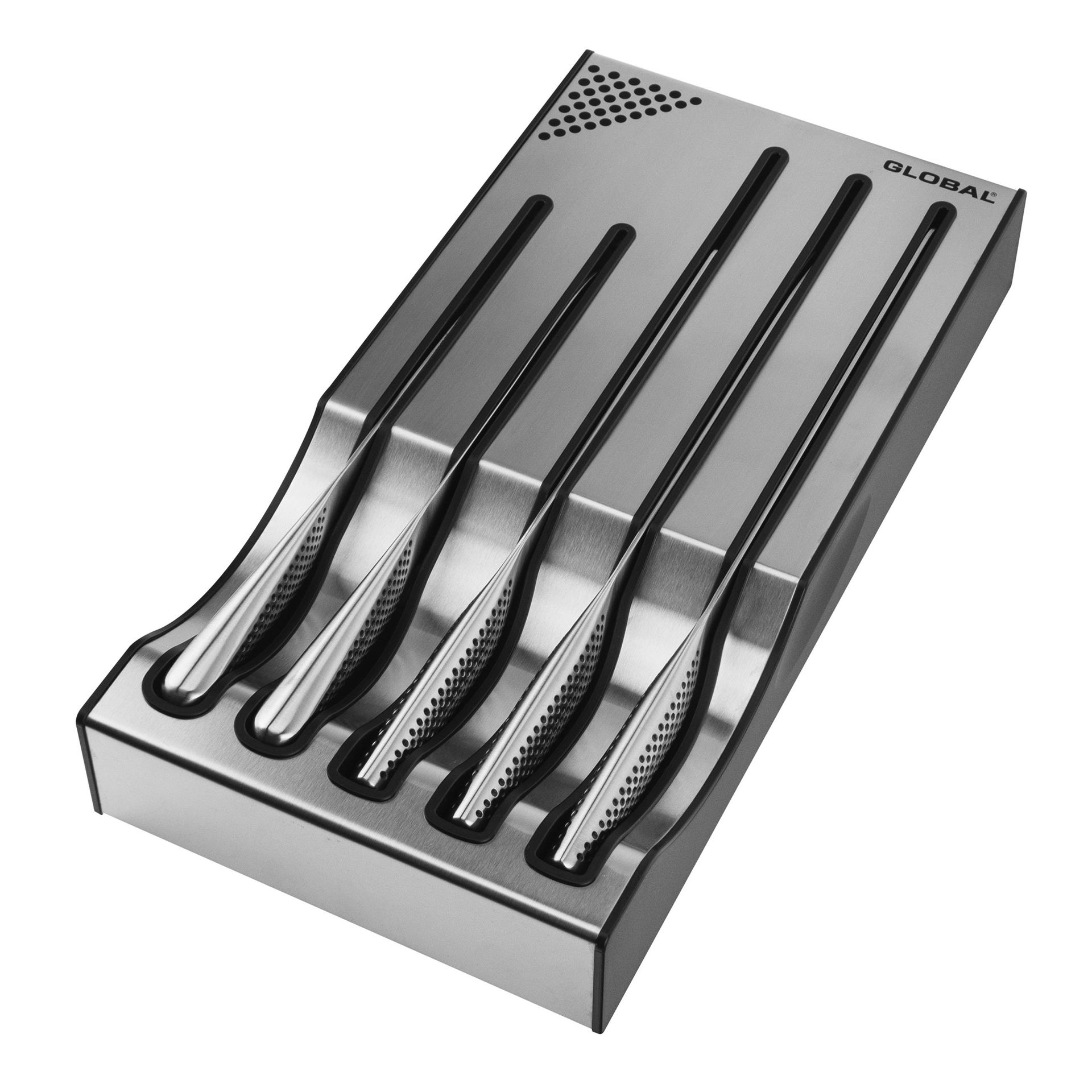 Zestaw 5 Noży Z Bazą | Global Dock Set A, uniwersalny Zestaw