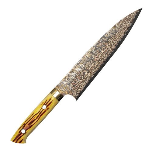 Takeshi Saji OBB Black VG-10 Color Nóż Szefa kuchni 24 cm