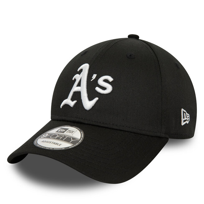 Czapka z daszkiem New Era Patch 940 Athletics 60422519 Czarny