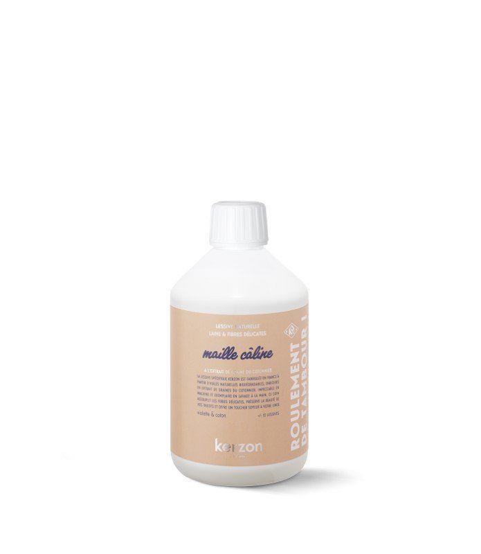 Kerzon - Perfumowane mydło do prania delikatnych tkanin Maille Câline, 500ml - violet & cotton