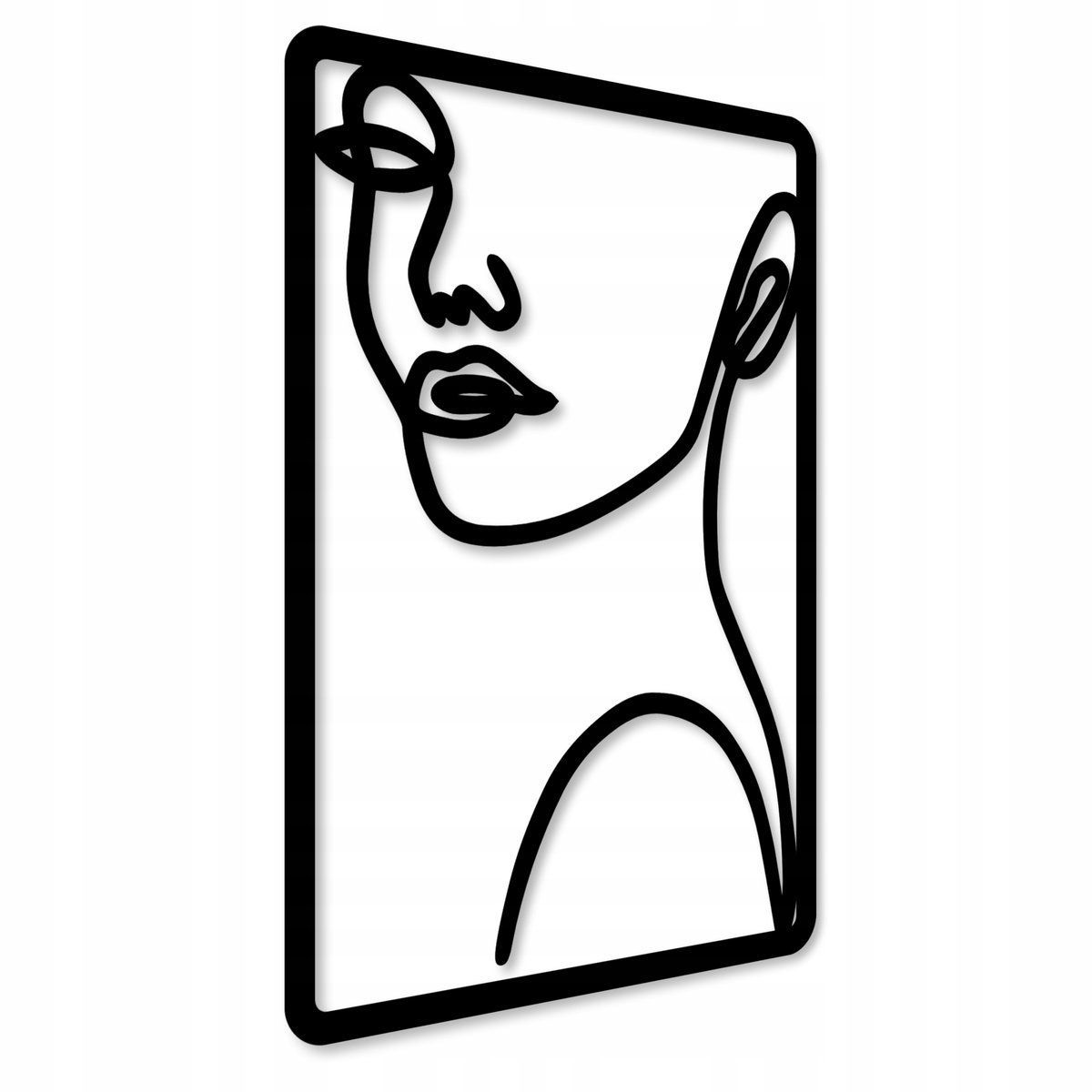 NOWOCZESNE OBRAZY AŻUROWY KOBIETA DEKORACJA ŚCIENNA TRYPTYKI DO SALONU 3d