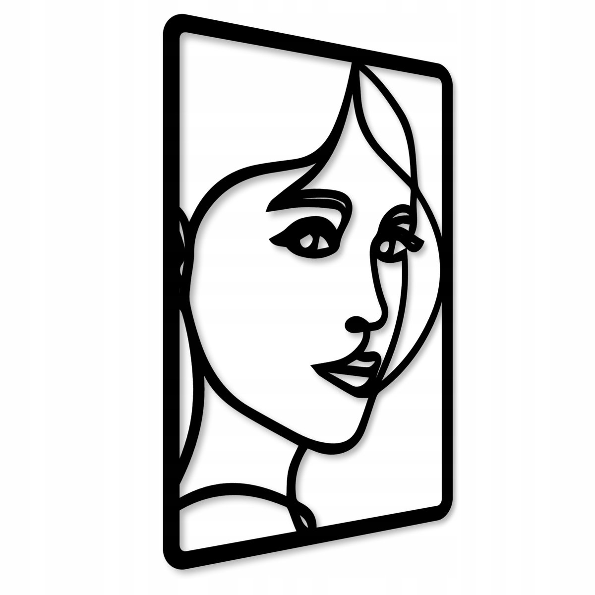 NOWOCZESNE OBRAZY AŻUROWE NA ŚCIANĘ DEKORACJA ŚCIENNA TRYPTYK CZARNY BIAŁY