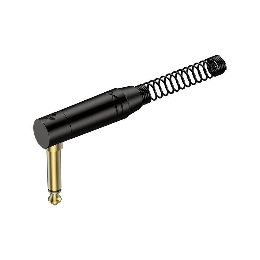 Wtyk typu Jack 6.3mm mono Roxtone RJ2RPP-BG