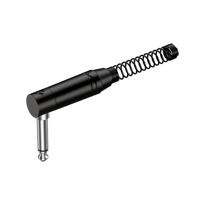 Wtyk typu Jack 6.3mm mono Roxtone RJ2RPP-BN